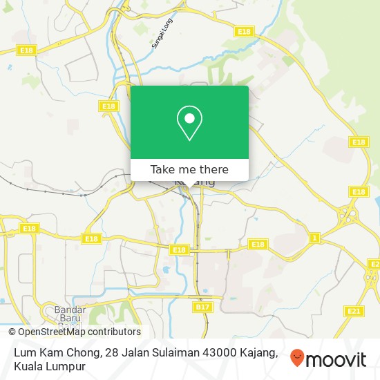 Lum Kam Chong, 28 Jalan Sulaiman 43000 Kajang map