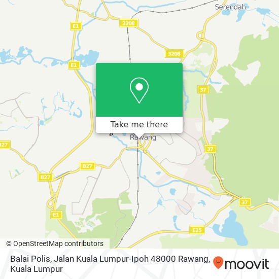 Balai Polis, Jalan Kuala Lumpur-Ipoh 48000 Rawang map
