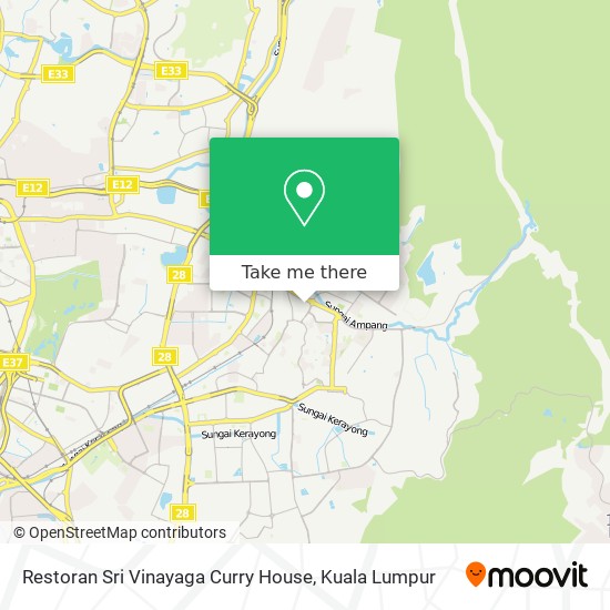 Restoran Sri Vinayaga Curry House map