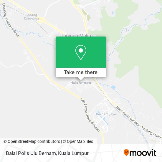 Peta Balai Polis Ulu Bernam