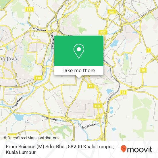 Erum Science (M) Sdn. Bhd., 58200 Kuala Lumpur map