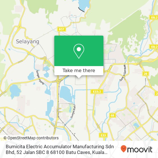 Peta Bumicita Electric Accumulator Manufacturing Sdn Bhd, 52 Jalan SBC 8 68100 Batu Caves