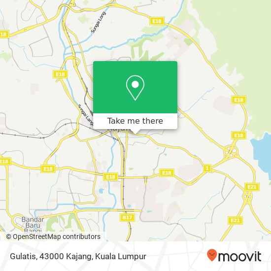 Gulatis, 43000 Kajang map