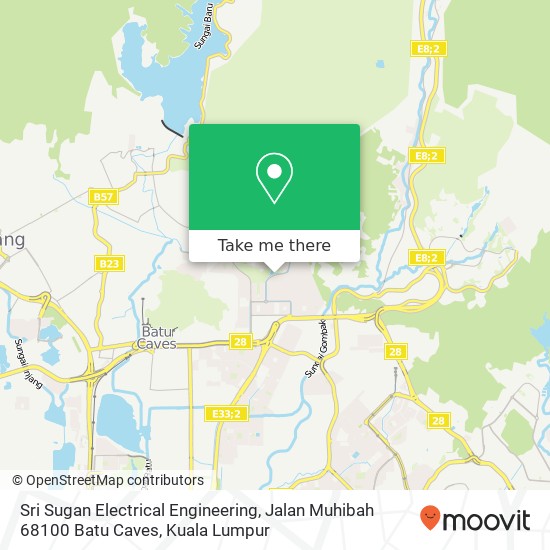 Sri Sugan Electrical Engineering, Jalan Muhibah 68100 Batu Caves map
