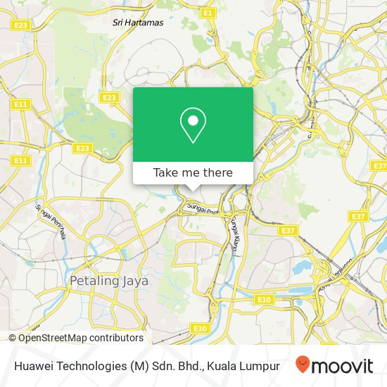 Huawei Technologies (M) Sdn. Bhd. map