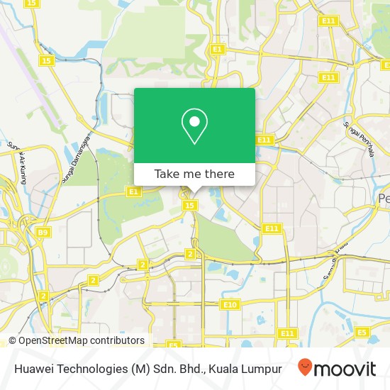 Huawei Technologies (M) Sdn. Bhd. map