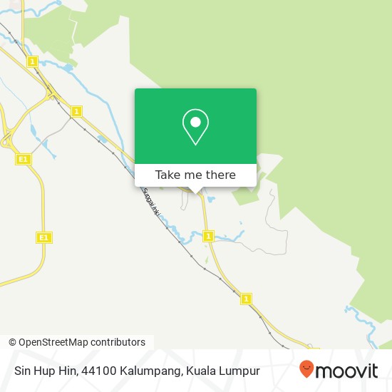 Sin Hup Hin, 44100 Kalumpang map