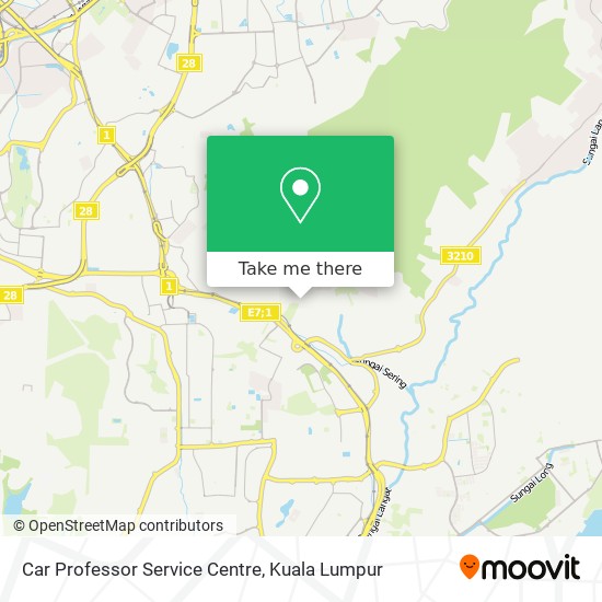 Car Professor Service Centre map