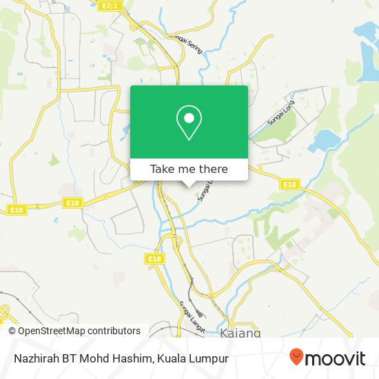 Nazhirah BT Mohd Hashim map