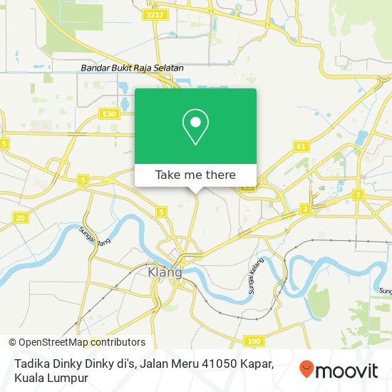 Tadika Dinky Dinky di's, Jalan Meru 41050 Kapar map