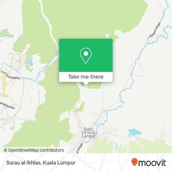 Surau al-Ikhlas, 43100 Hulu Langat map