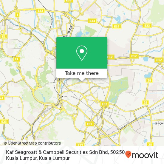 Kaf Seagroatt & Campbell Securities Sdn Bhd, 50250 Kuala Lumpur map