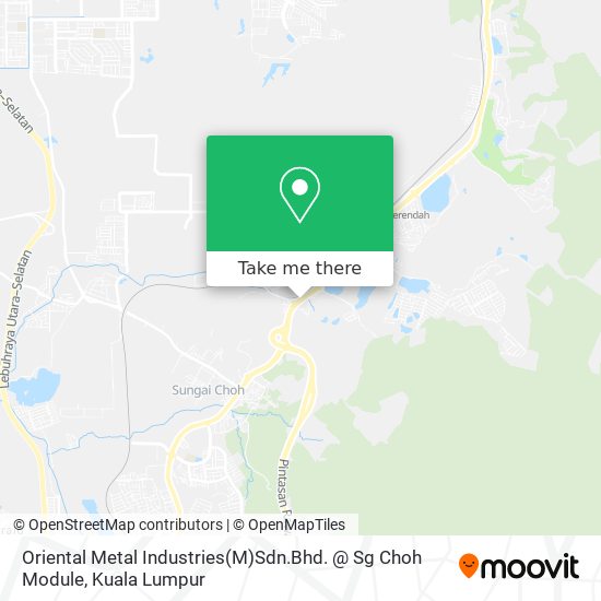 Oriental Metal Industries(M)Sdn.Bhd. @ Sg Choh Module map