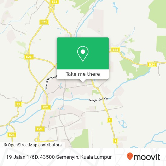 Peta 19 Jalan 1/6D, 43500 Semenyih