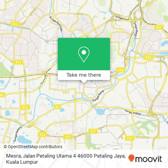 Peta Mesra, Jalan Petaling Utama 4 46000 Petaling Jaya