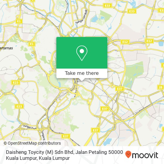 Daisheng Toycity (M) Sdn Bhd, Jalan Petaling 50000 Kuala Lumpur map