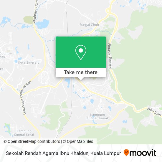 Sekolah Rendah Agama Ibnu Khaldun map