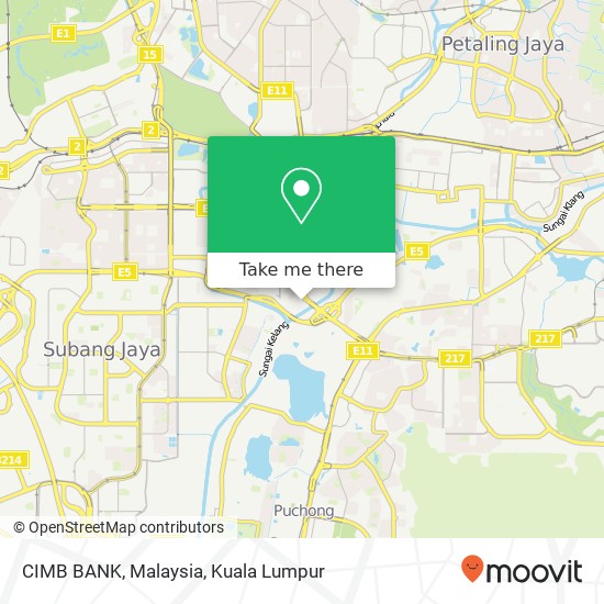 CIMB BANK, Malaysia map