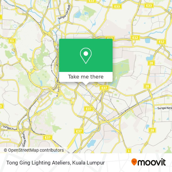 Tong Ging Lighting Ateliers map