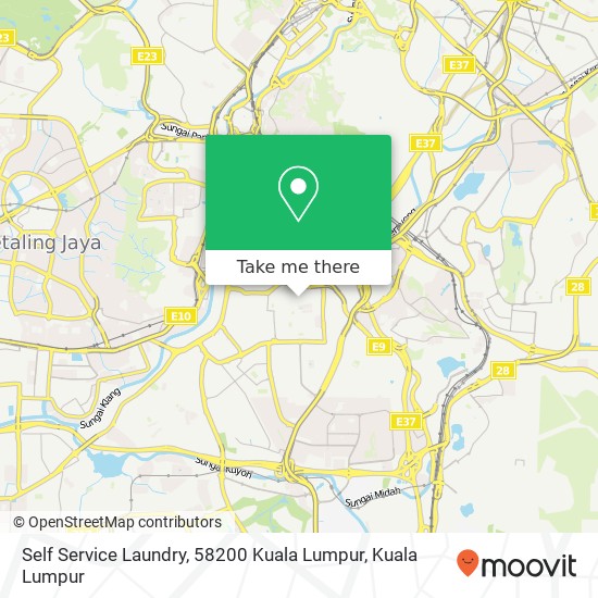 Self Service Laundry, 58200 Kuala Lumpur map