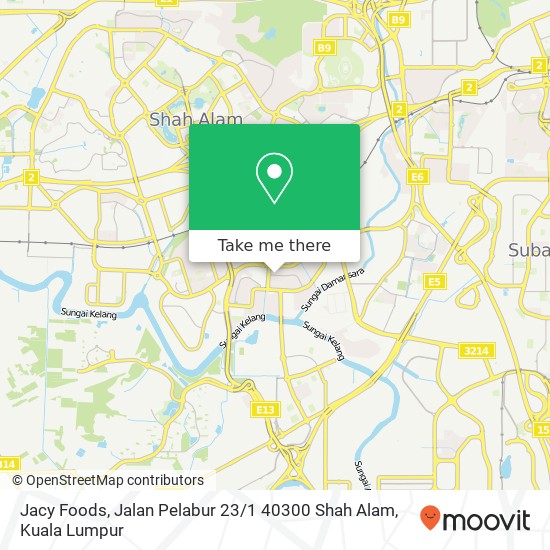 Jacy Foods, Jalan Pelabur 23 / 1 40300 Shah Alam map