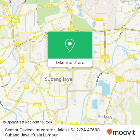 Sensor Devices Integrator, Jalan USJ 2 / 2A 47600 Subang Jaya map