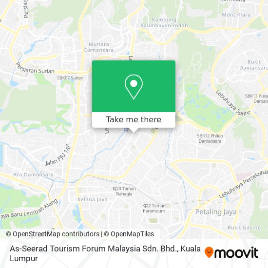 Bagaimana untuk pergi ke As-Seerad Tourism Forum Malaysia Sdn. Bhd 