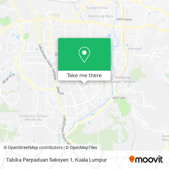 Peta Tabika Perpaduan Seksyen 1