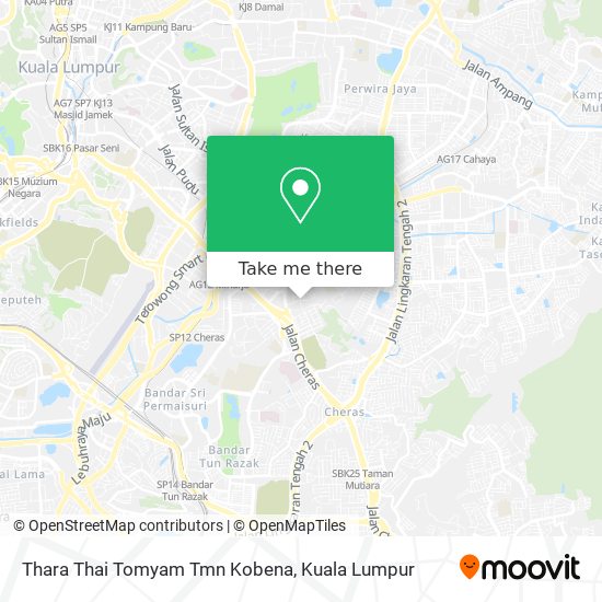 Thara Thai Tomyam Tmn Kobena map