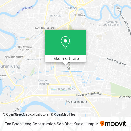 Peta Tan Boon Leng Construction Sdn Bhd