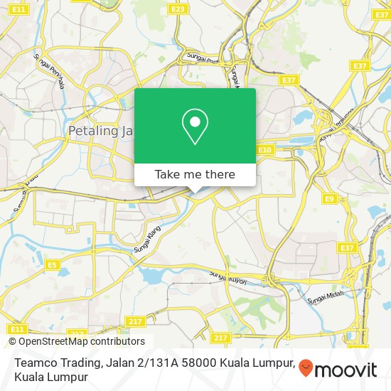 Teamco Trading, Jalan 2 / 131A 58000 Kuala Lumpur map