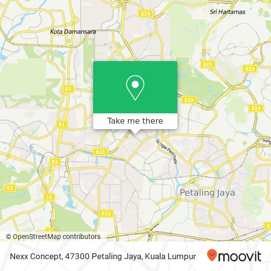 Nexx Concept, 47300 Petaling Jaya map