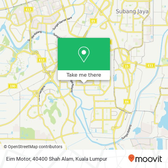 Eim Motor, 40400 Shah Alam map