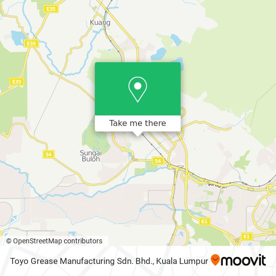 Toyo Grease Manufacturing Sdn. Bhd. map
