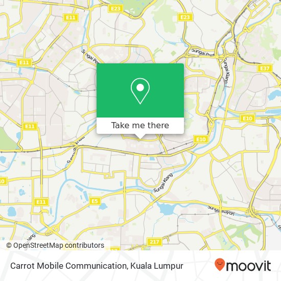 Carrot Mobile Communication map