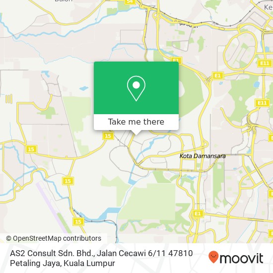 Peta AS2 Consult Sdn. Bhd., Jalan Cecawi 6 / 11 47810 Petaling Jaya