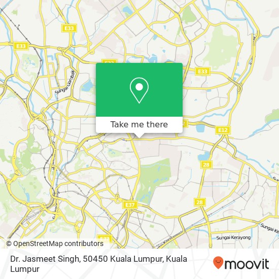 Dr. Jasmeet Singh, 50450 Kuala Lumpur map