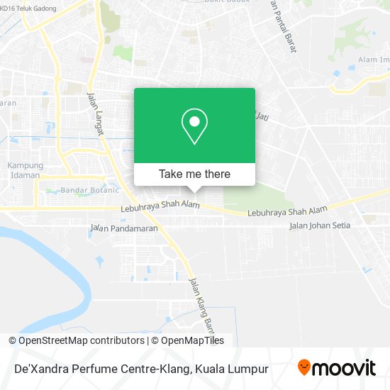 De'Xandra Perfume Centre-Klang map