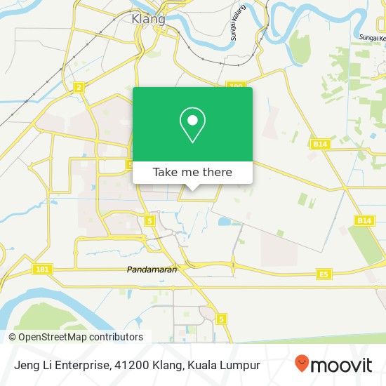 Peta Jeng Li Enterprise, 41200 Klang