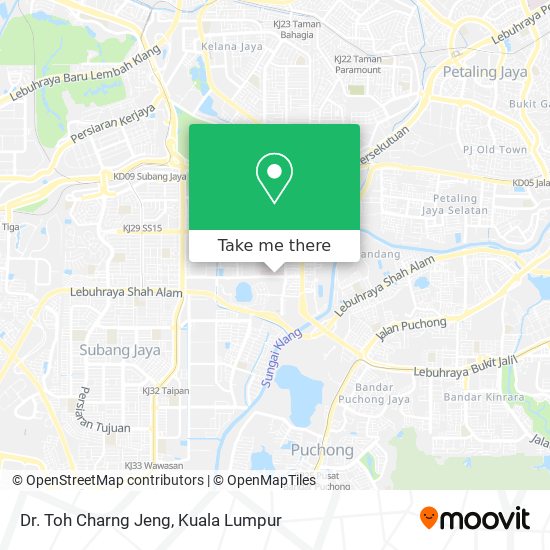 Peta Dr. Toh Charng Jeng