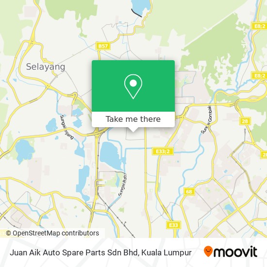 Juan Aik Auto Spare Parts Sdn Bhd map