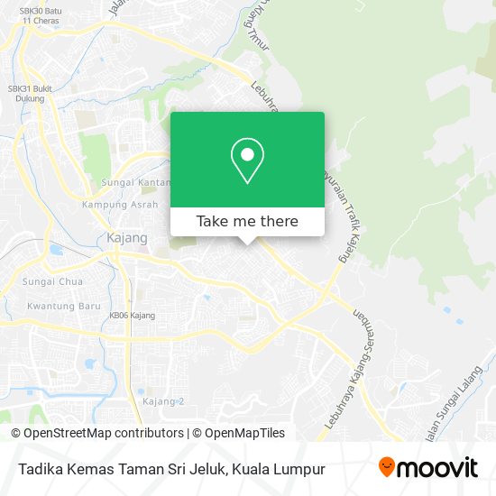 Peta Tadika Kemas Taman Sri Jeluk