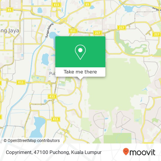 Copyriment, 47100 Puchong map