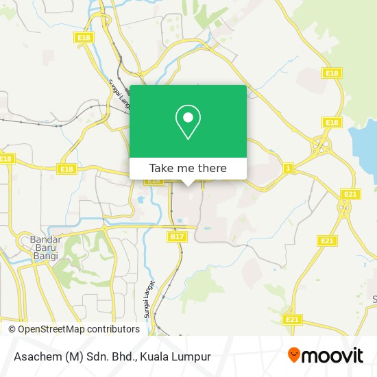 Asachem (M) Sdn. Bhd. map