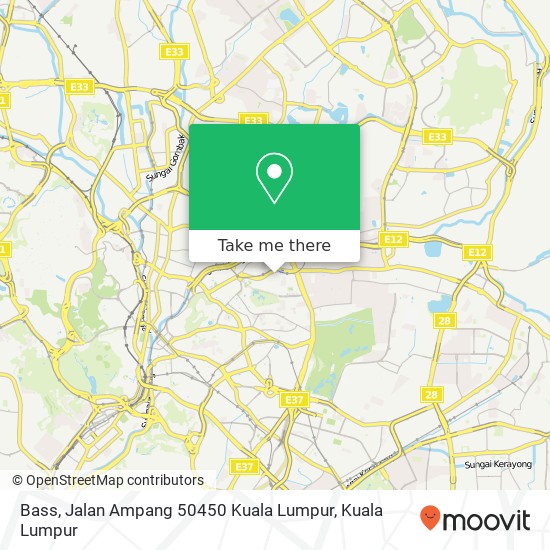Peta Bass, Jalan Ampang 50450 Kuala Lumpur