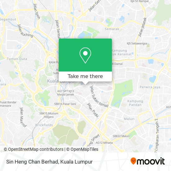 Peta Sin Heng Chan Berhad