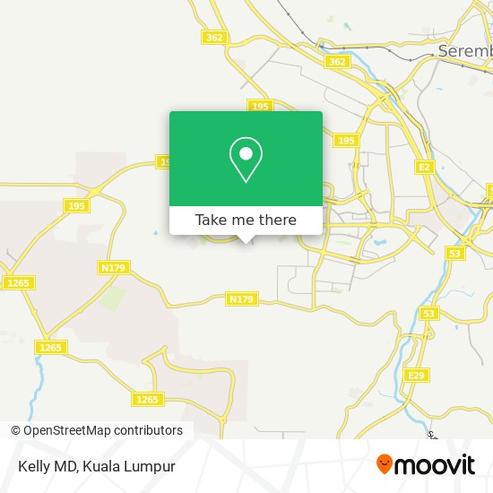 Kelly MD map