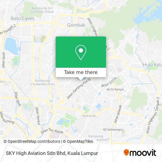 SKY High Aviation Sdn Bhd map
