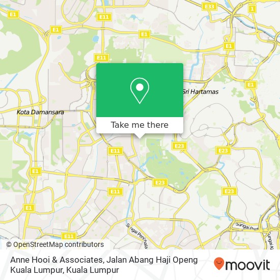 Anne Hooi & Associates, Jalan Abang Haji Openg Kuala Lumpur map