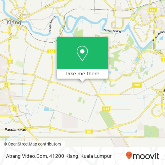 Abang Video.Com, 41200 Klang map